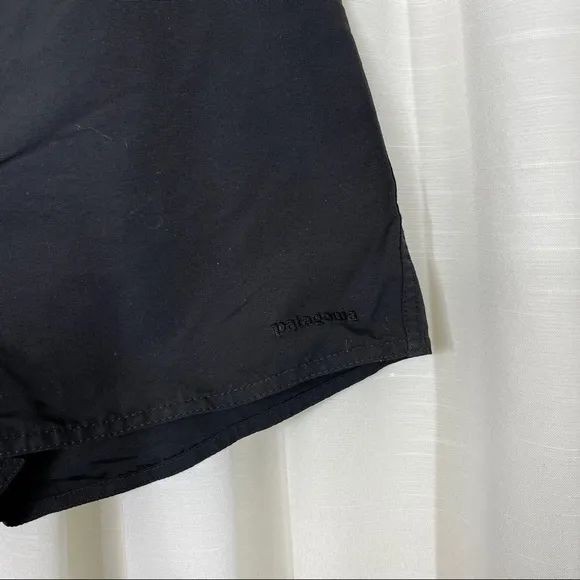Patagonia black nylon board shorts