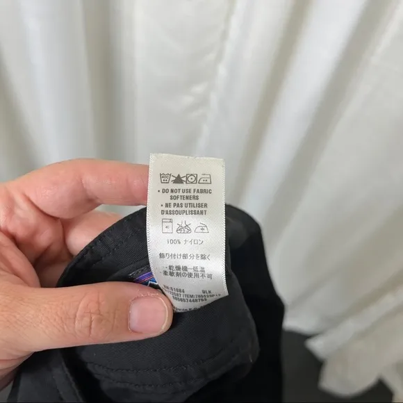 Patagonia black nylon board shorts