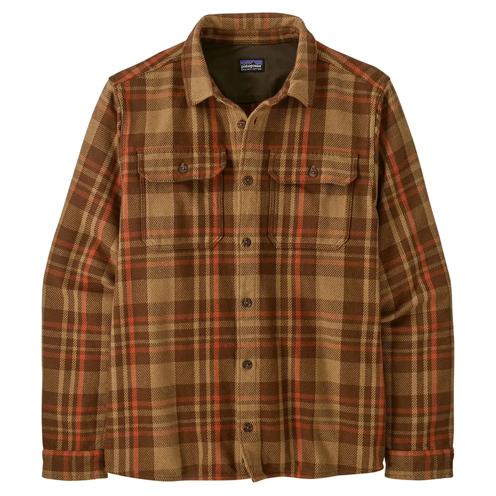 Patagonia Men's Fjord Loft Shirt - Forest/Nest Brown