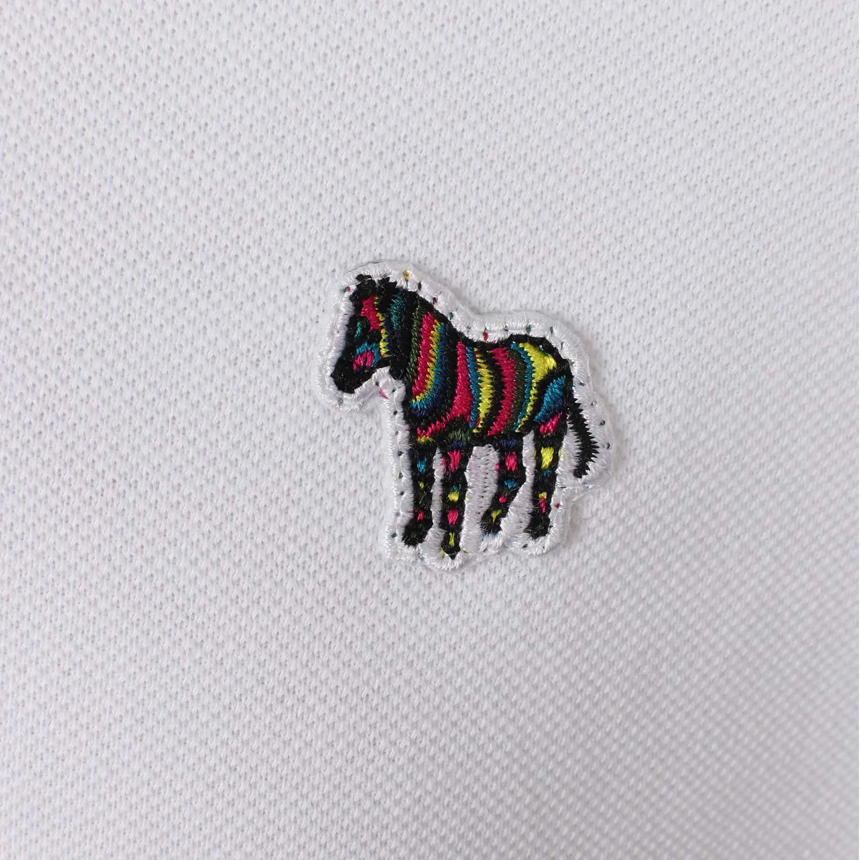 PAUL SMITH ZEBRA LOGO POLO SHIRT