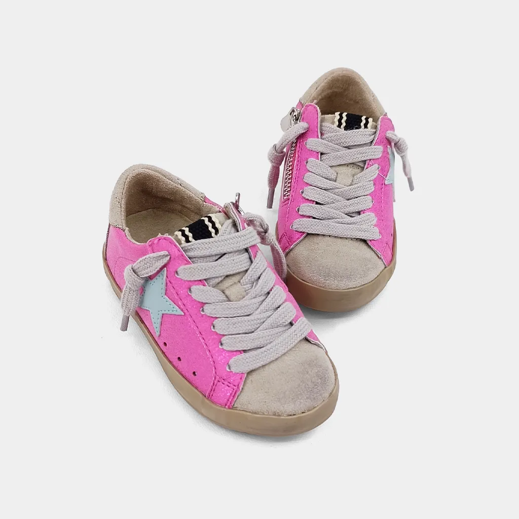 Paula Shoe | Metallic Fuchsia