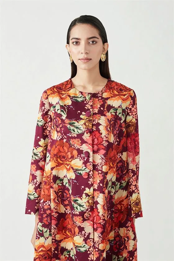 Payal Pratap   -   View with A Room  Maria Embellished Printed Jacket