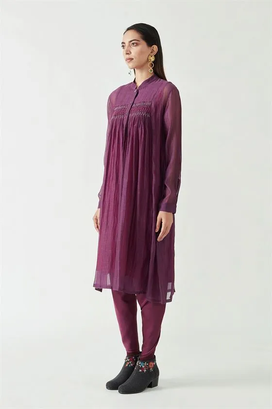 Payal Pratap   -   View with A Room  Rafael Smocking Tunic (2 Pcs)