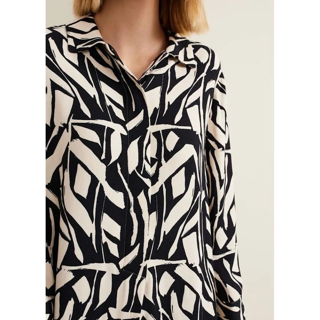 Phase Eight Ruby Geo Tunic Dress - Black Multi