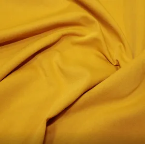 Plain Ochre Polo Neck T-Shirt