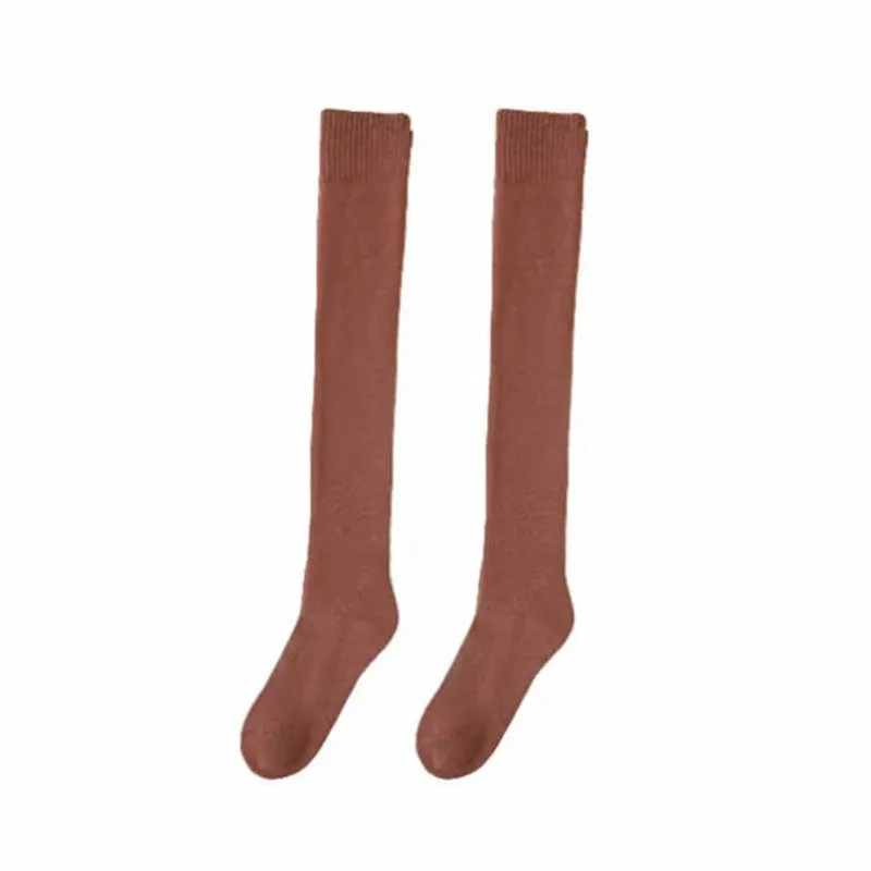 Plush mid-high stockings