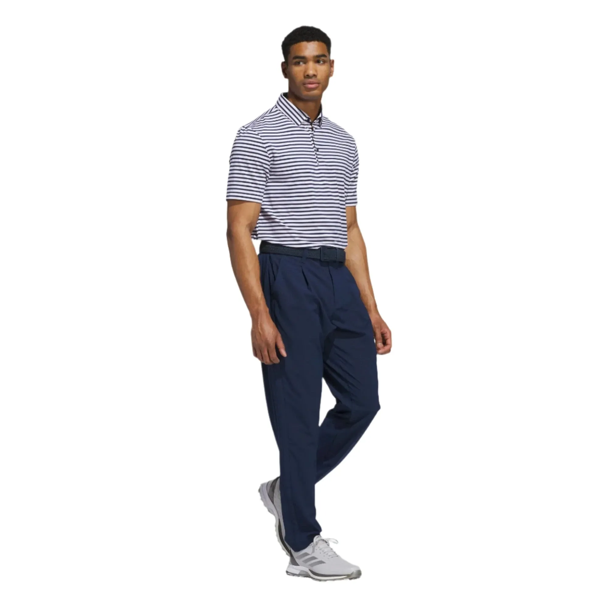 Polo de golf con rayas Ultimate de adidas