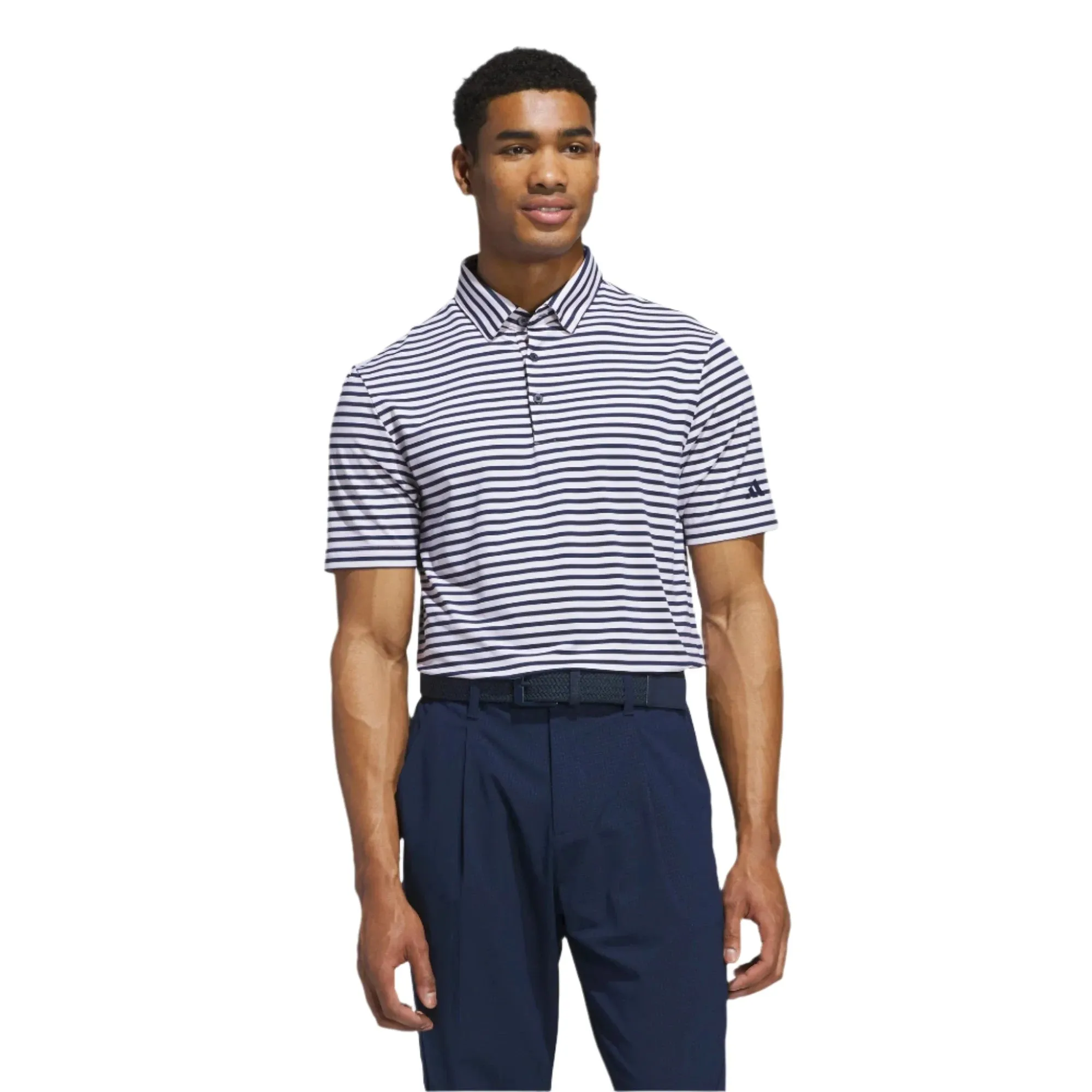 Polo de golf con rayas Ultimate de adidas