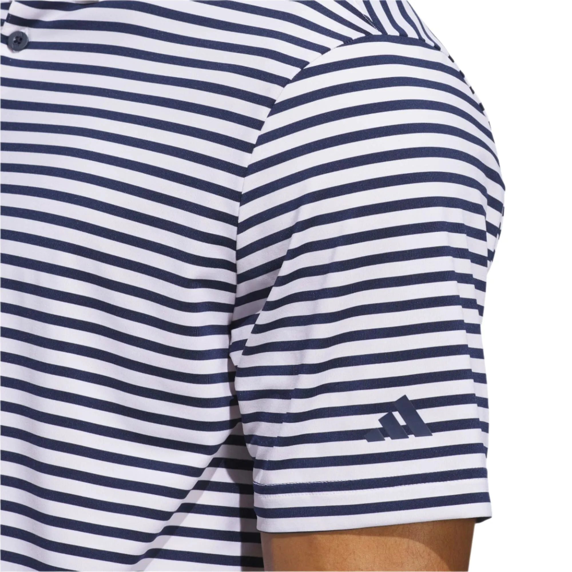 Polo de golf con rayas Ultimate de adidas