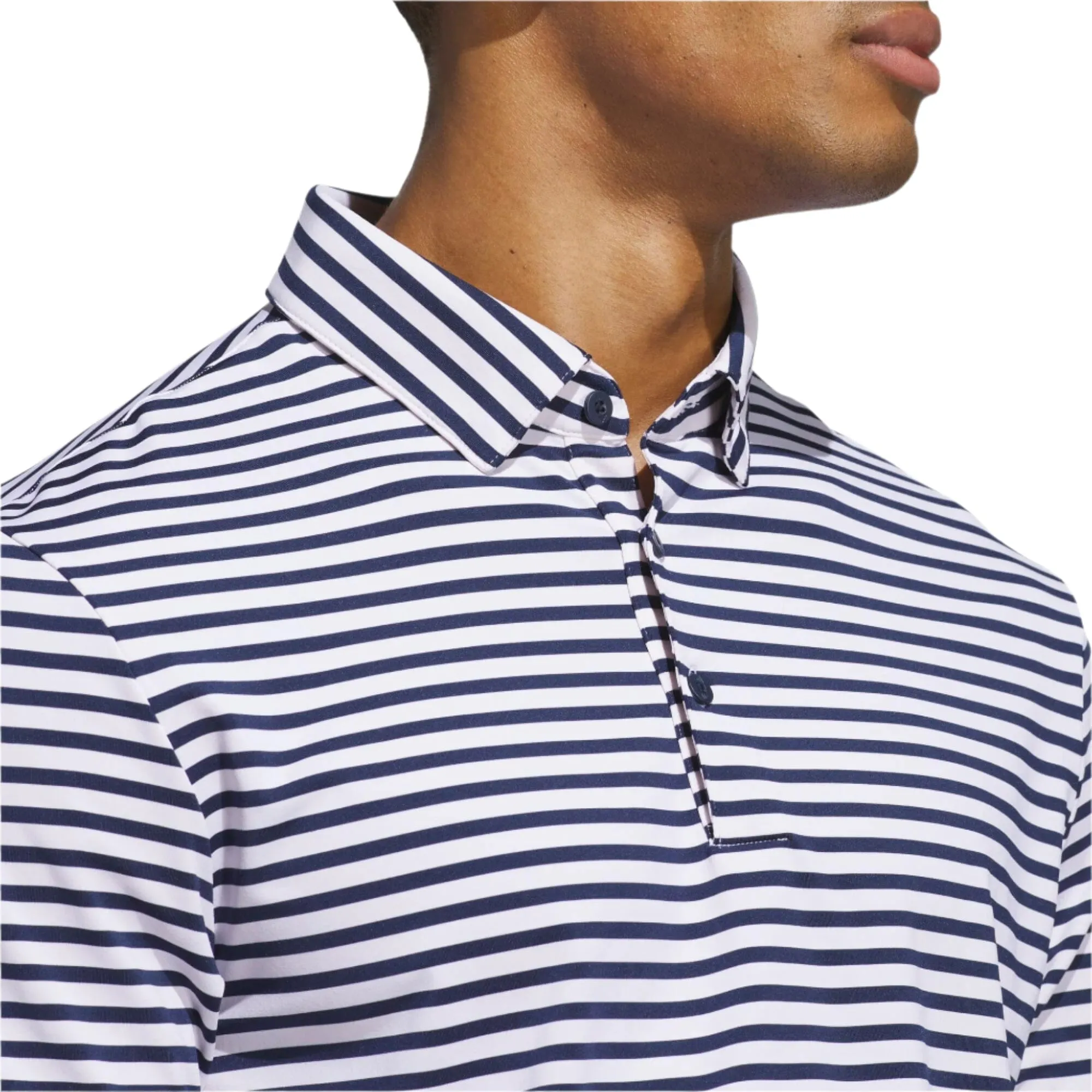 Polo de golf con rayas Ultimate de adidas