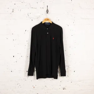 Polo Ralph Lauren Long Sleeve Polo Shirt - Black - L