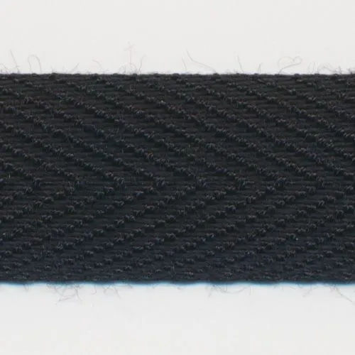 Polyester Herringbone Tape #50 Black