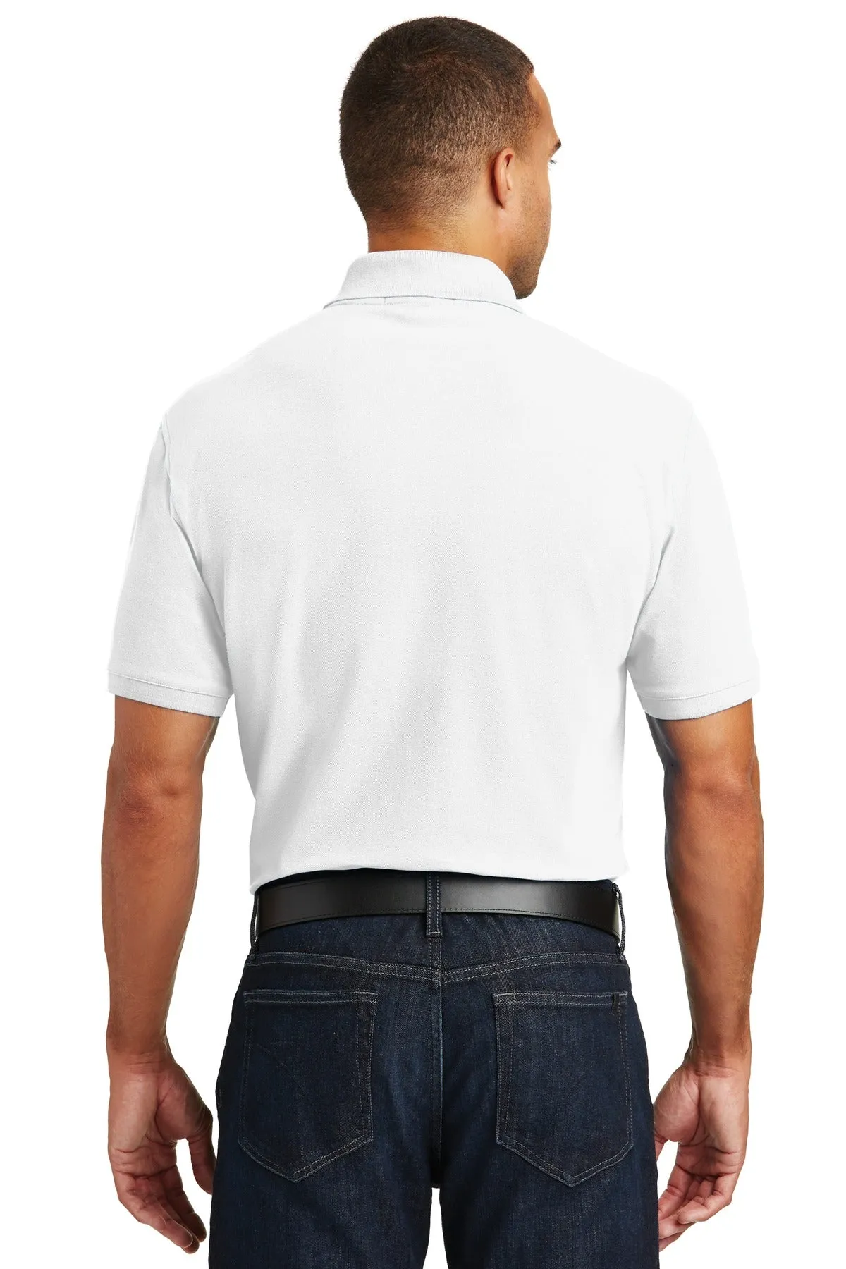 Port Authority Core Classic Pique Polo. K100 White
