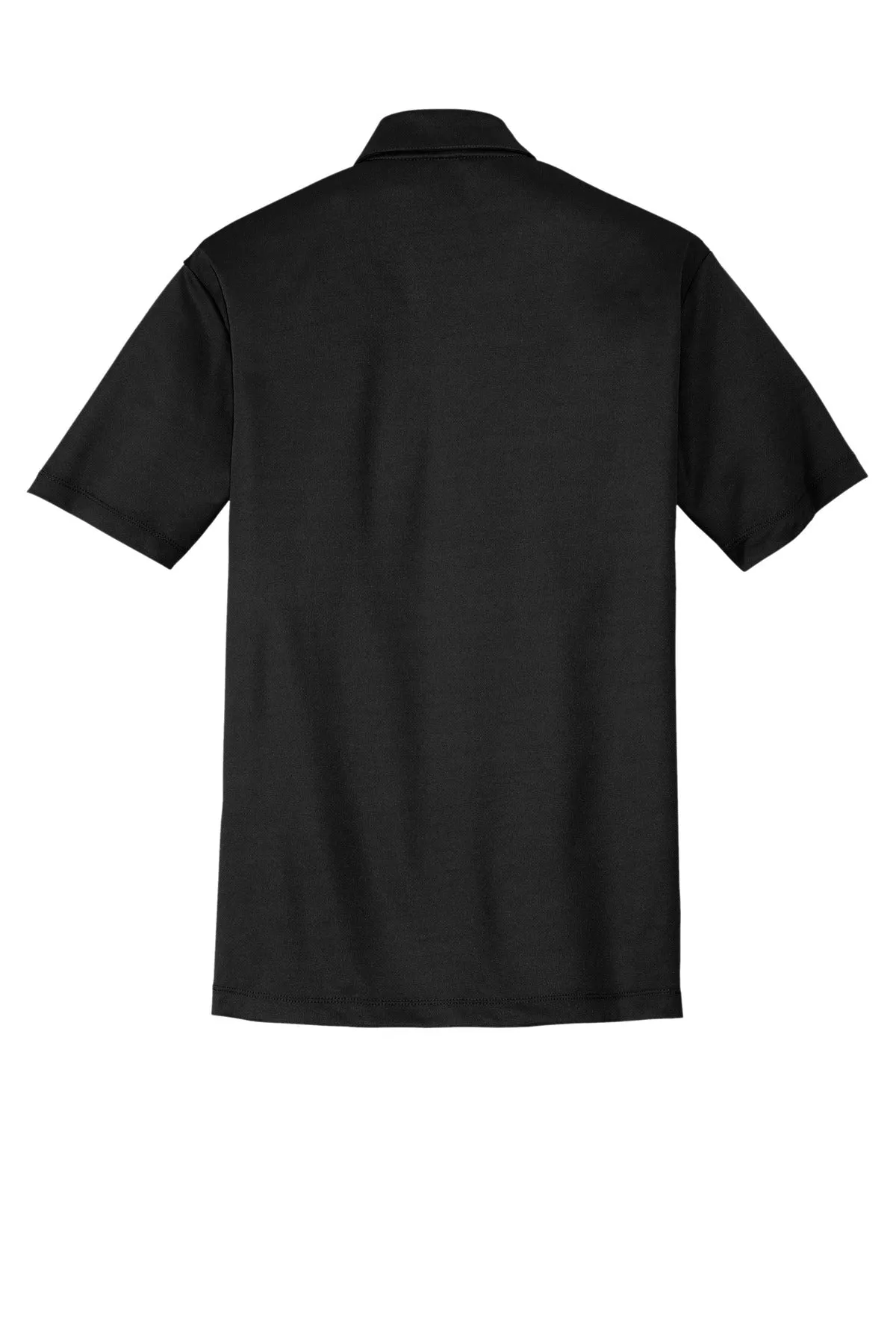 Port Authority Silk Touch Performance Pocket Polo. K540P Black