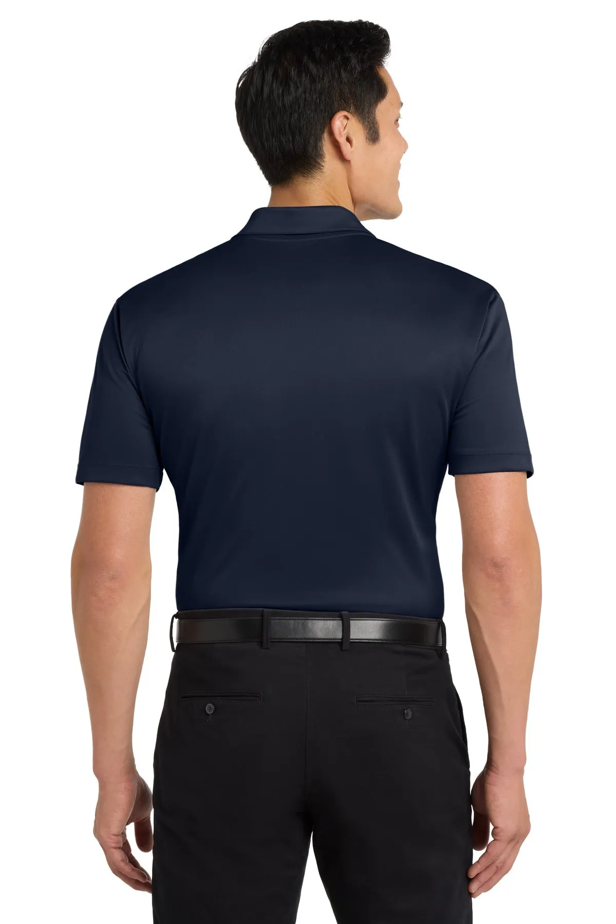 Port Authority Silk Touch Performance Polo. K540 Navy