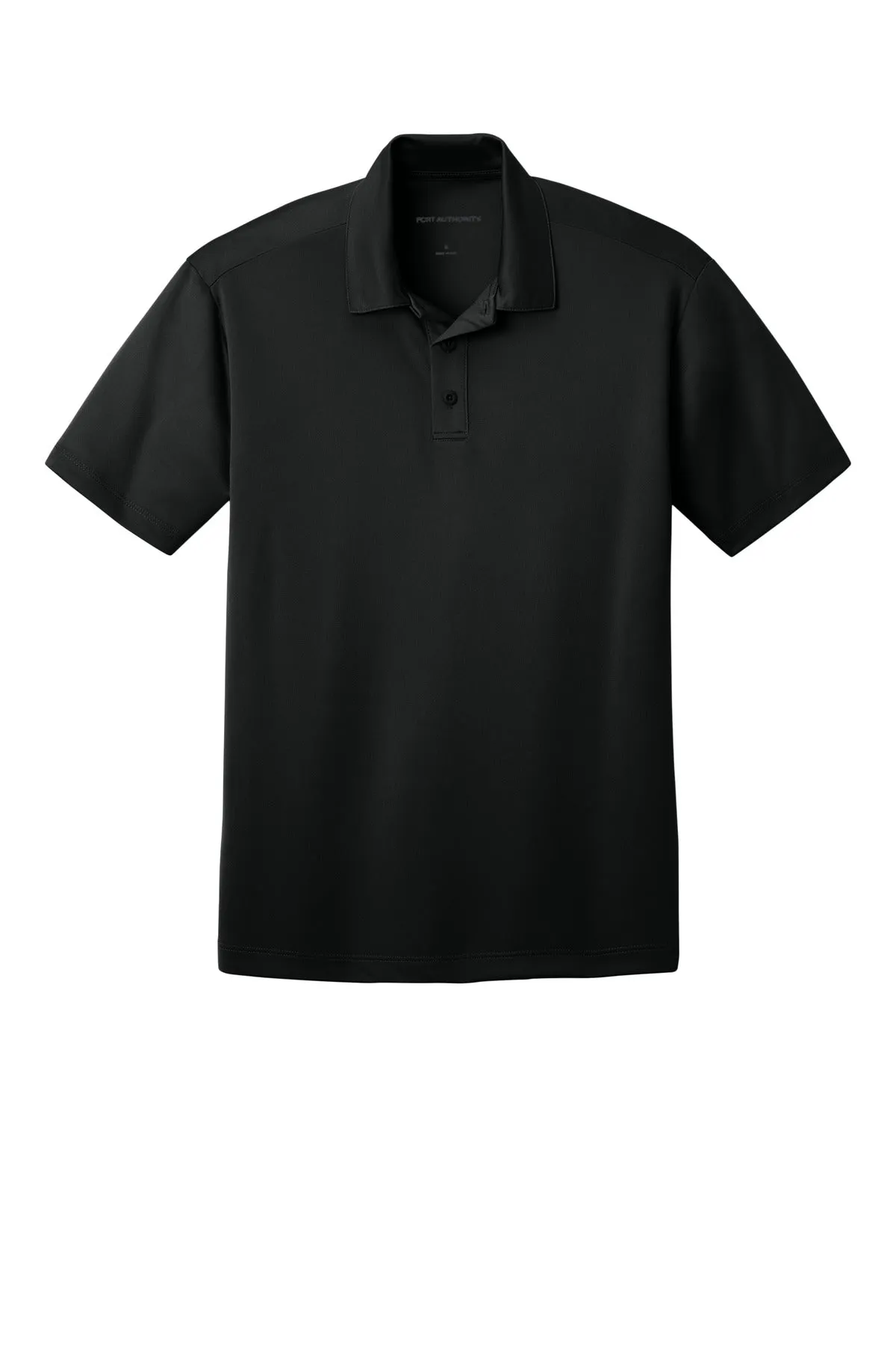 Port Authority Tall Silk Touch Performance Polo. TLK540 Black Tall