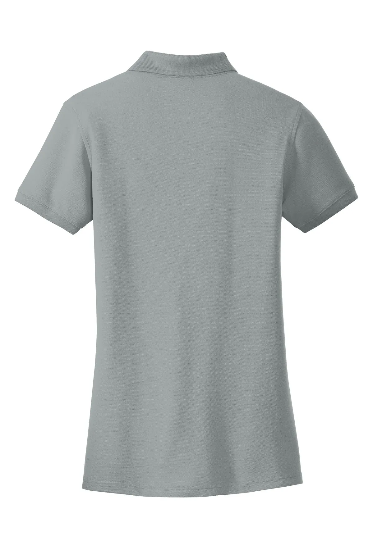 Port Authority Women's Core Classic Pique Polo. L100 Gusty Grey