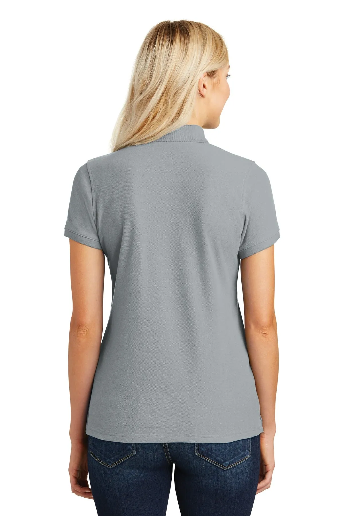 Port Authority Women's Core Classic Pique Polo. L100 Gusty Grey