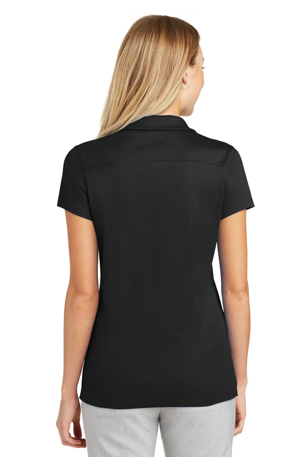 Port Authority Women's Rapid Dry Mesh Polo. L573 Black