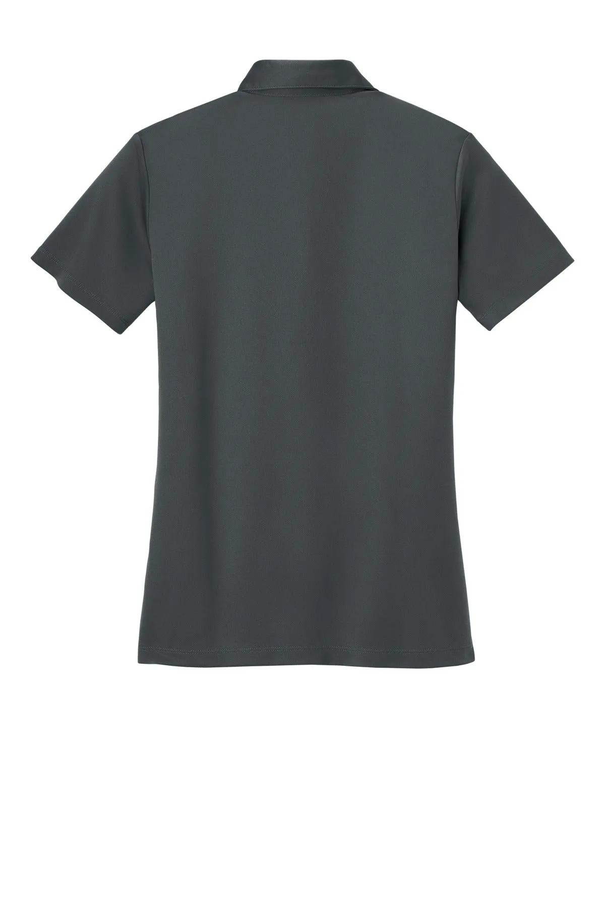 Port Authority Women's Silk Touch Performance Polo. L540 Steel Grey