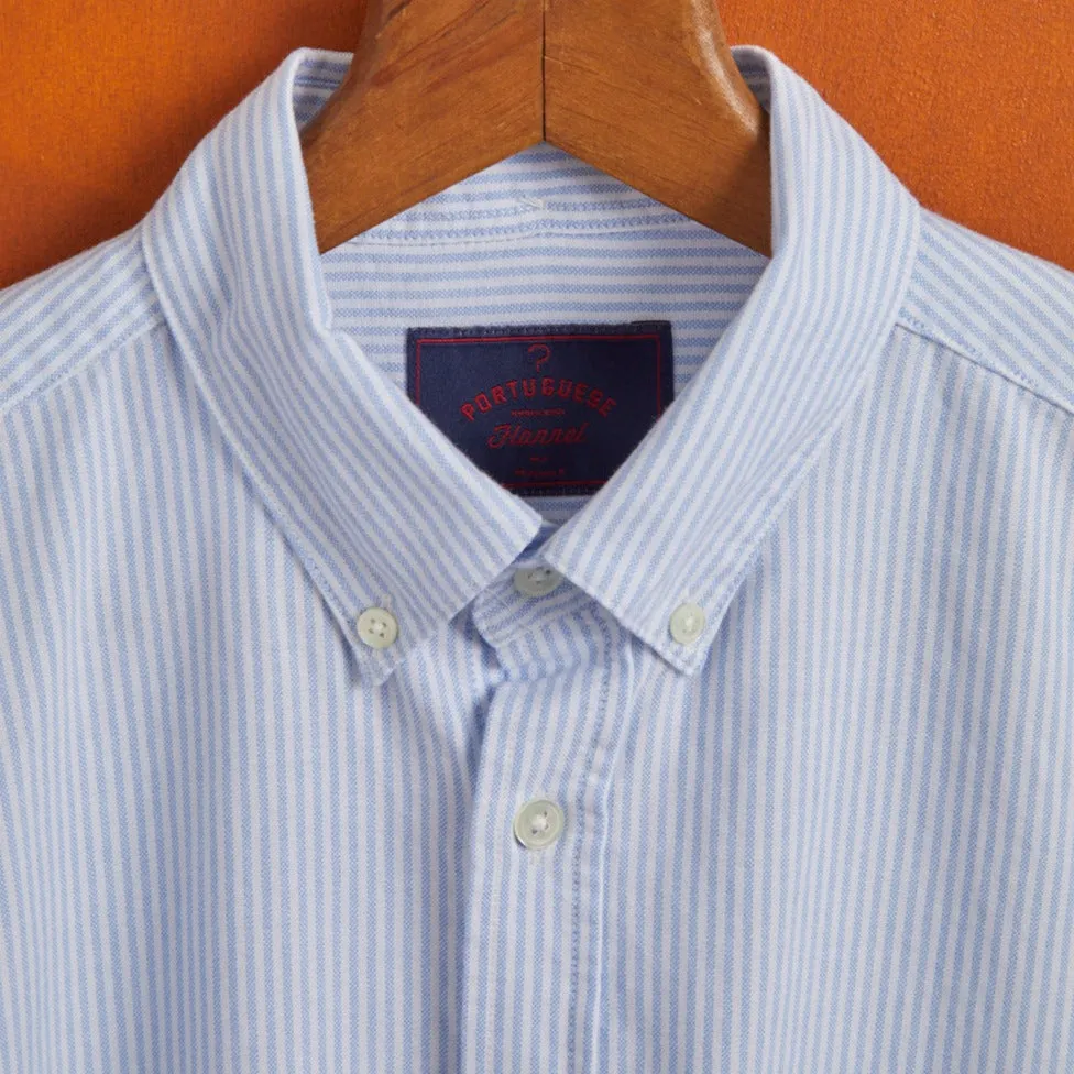 Portuguese Flannel Belavista Stripe Blue