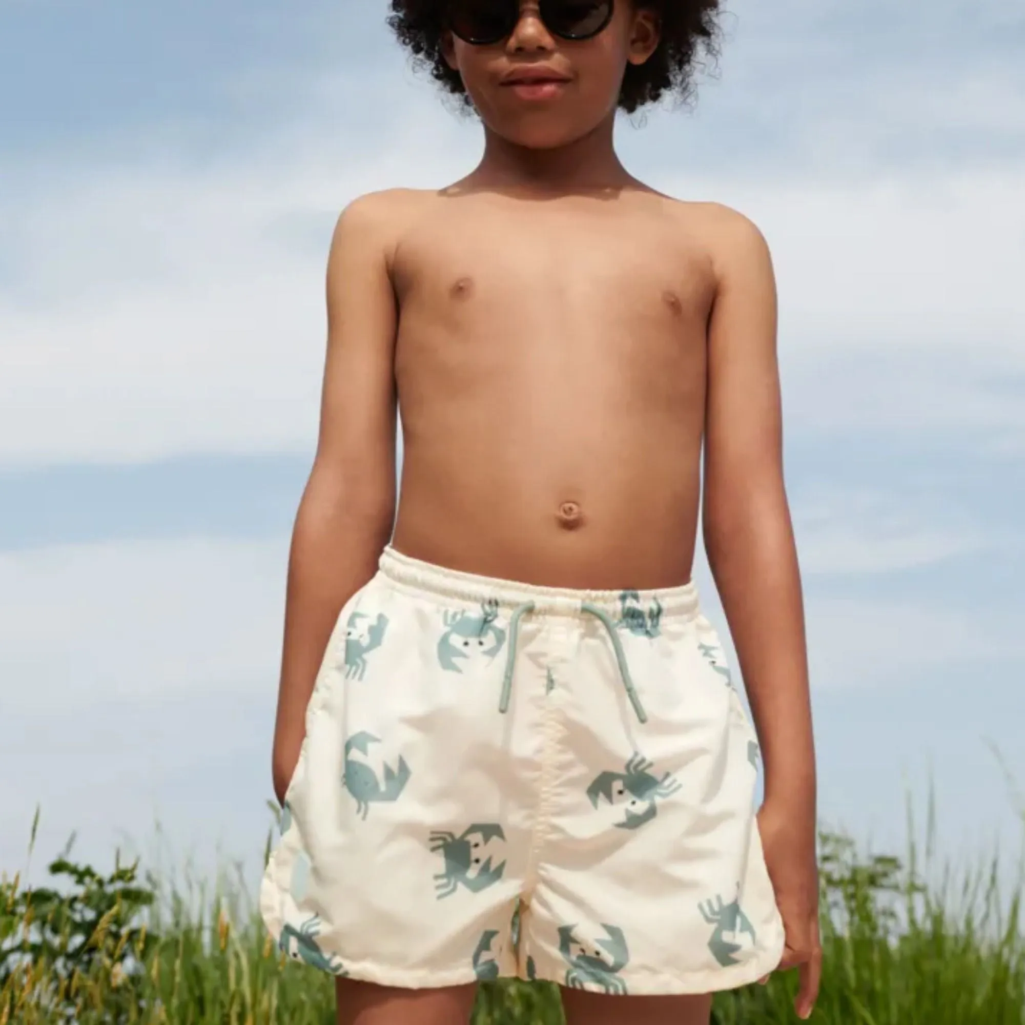 Printedr Board Shorts - Badehose aus 100% recyceltem Polyester Modell: Aiden