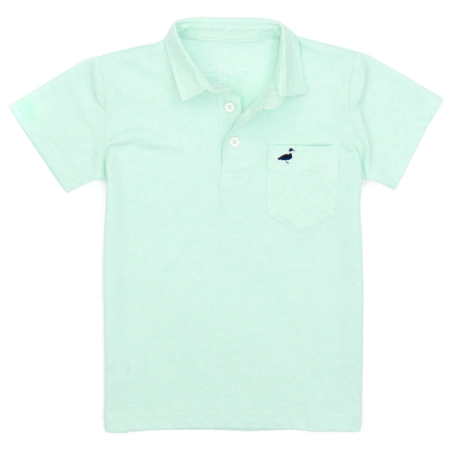 Properly Tied LD Harrison Pocket Polo in Seafoam