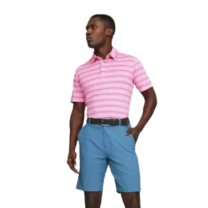 Puma MATTR Striper Golf Polo - Pink
