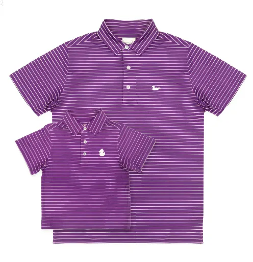Purple Polo Daddy & Me