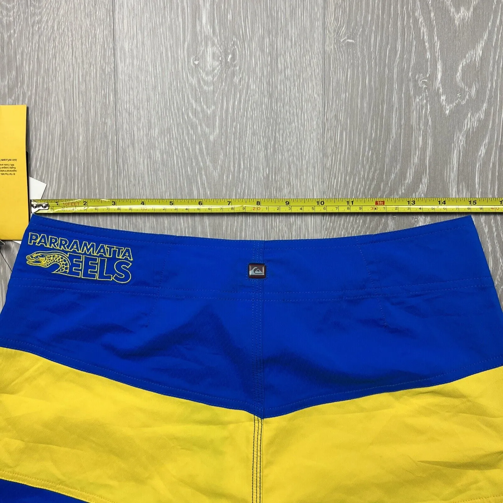 Quiksilver Mens Parramatta Eels Board Shorts Size 30 (New with grubby mark)
