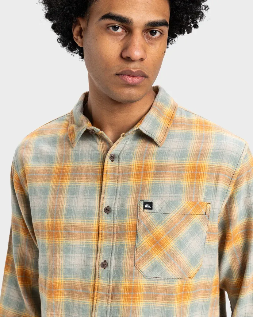 Quiksilver QS Classic Flannel Shirt- Chinois Green Classic Flannel