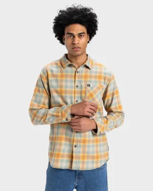 Quiksilver QS Classic Flannel Shirt- Chinois Green Classic Flannel