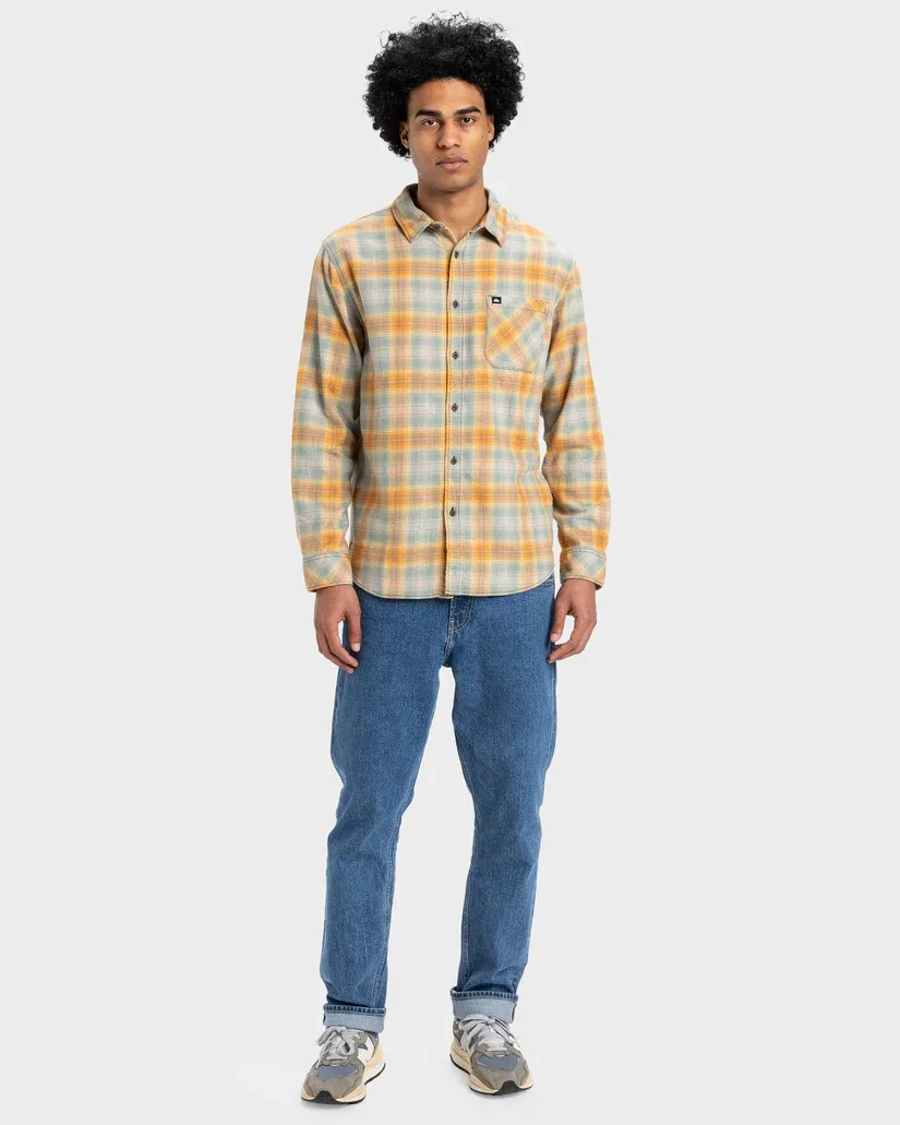 Quiksilver QS Classic Flannel Shirt- Chinois Green Classic Flannel