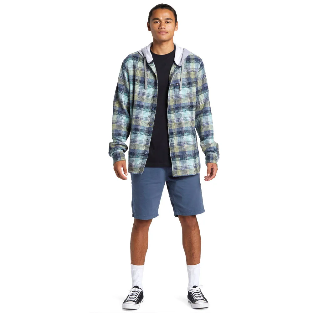 Quiksilver Sandbar Hooded Flannel Shirt