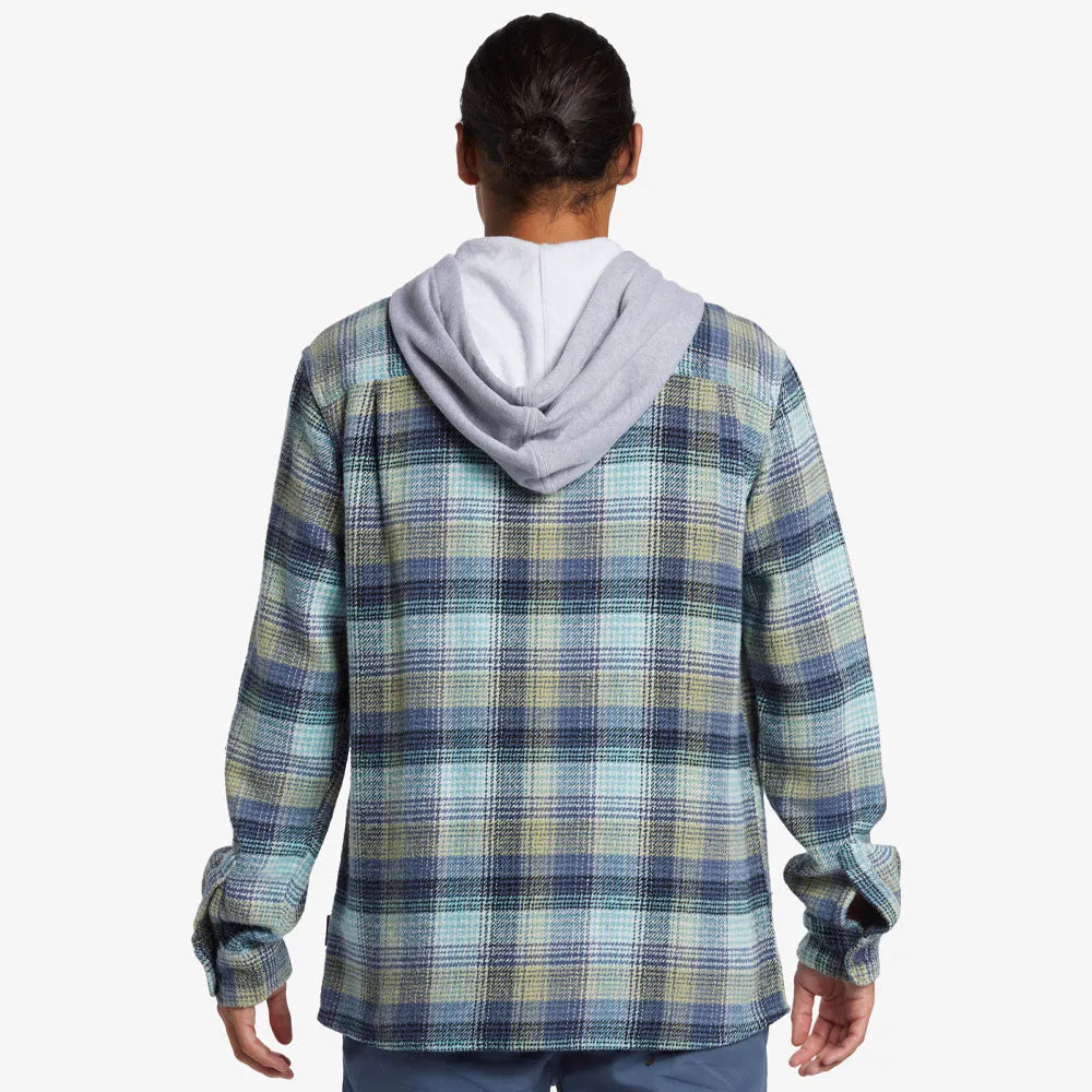 Quiksilver Sandbar Hooded Flannel Shirt