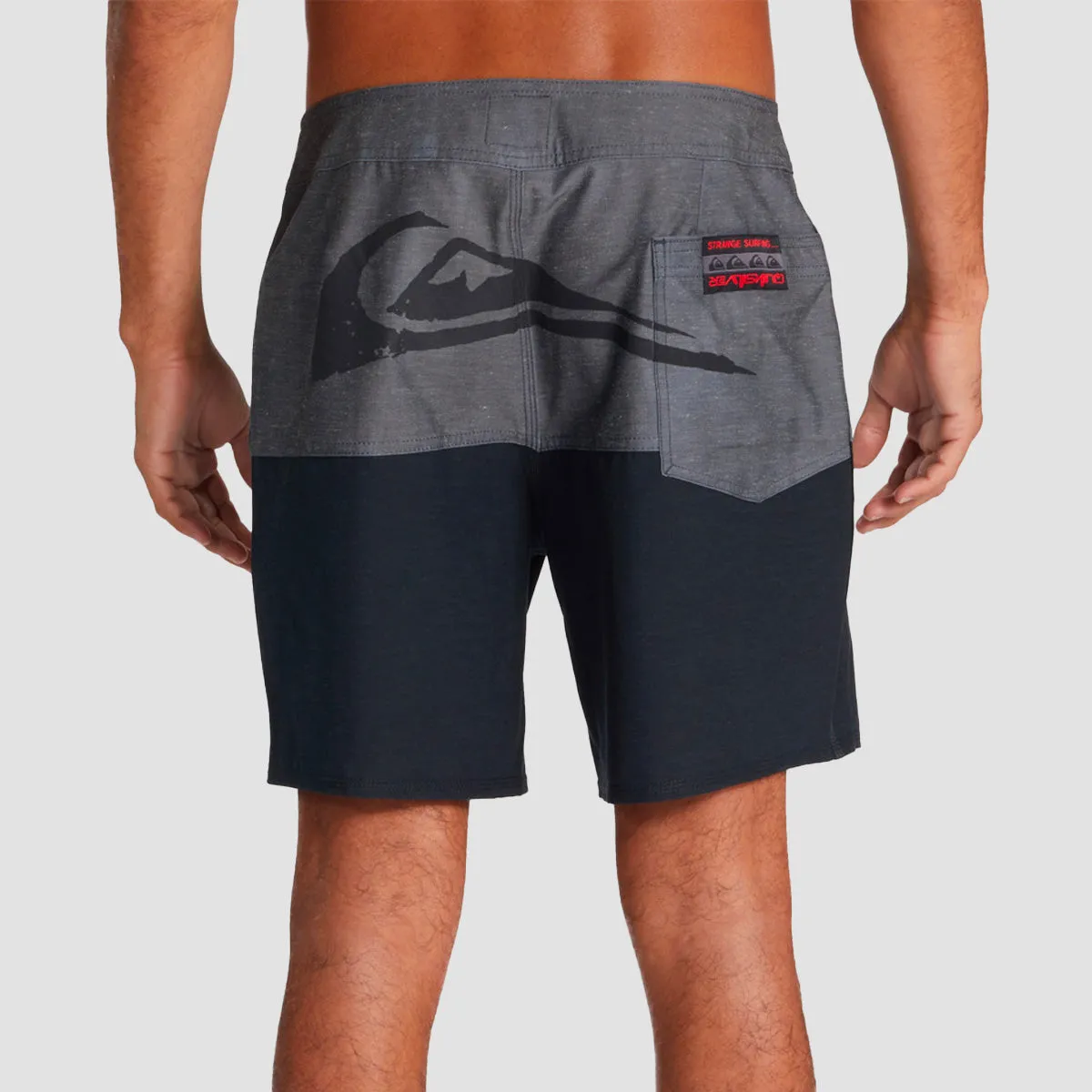 Quiksilver x Stranger Things Butt Logo 1986 17" Boardshorts The Upside Down