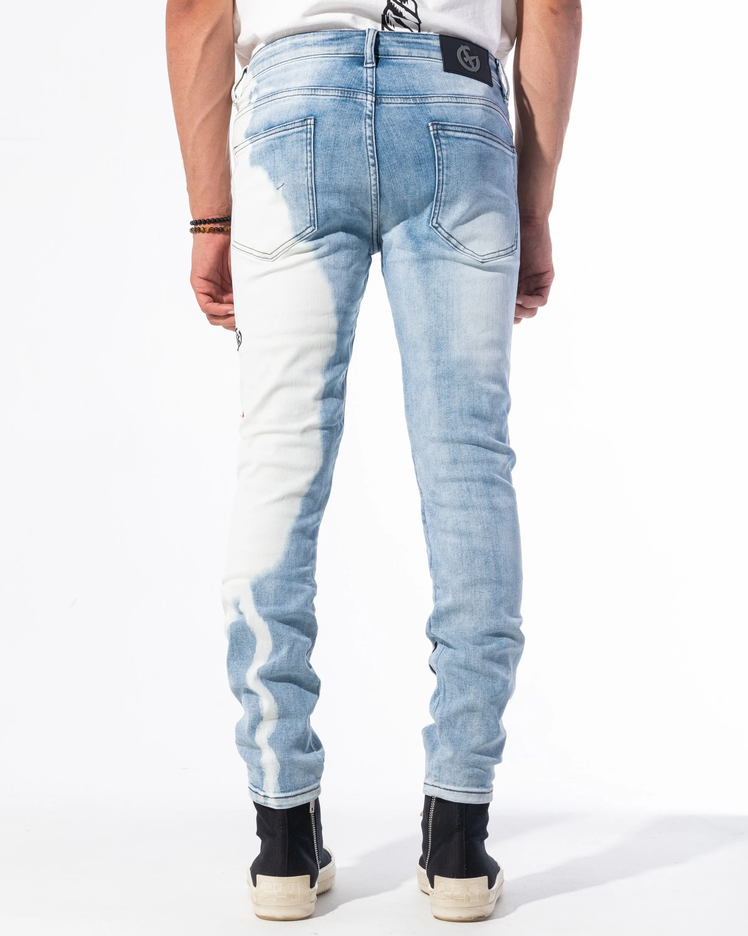 "ACCOMPLICE" DENIM (RED)