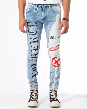 "ACCOMPLICE" DENIM (RED)