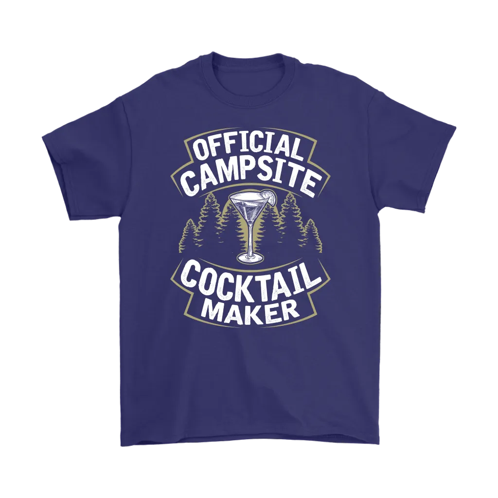 "Official Campsite Cocktail Maker" Shirts and Hoodies