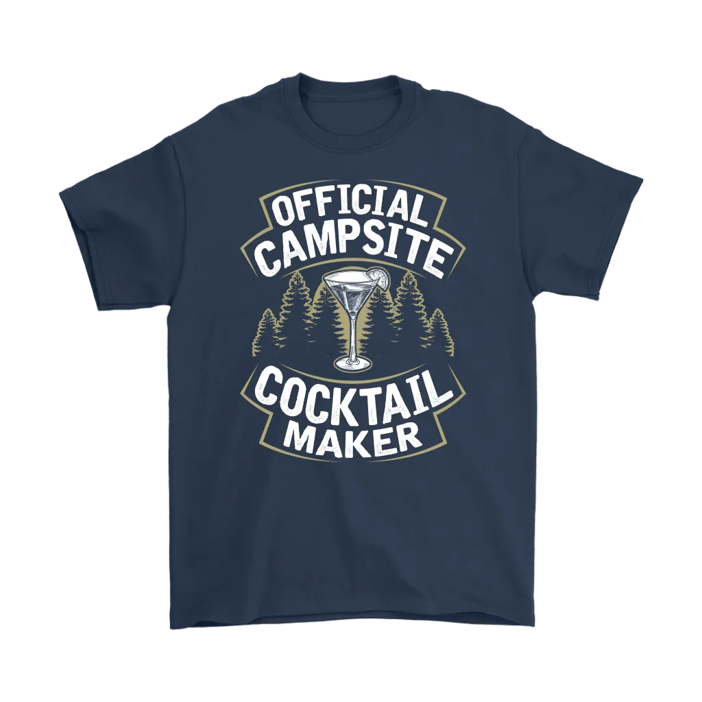 "Official Campsite Cocktail Maker" Shirts and Hoodies
