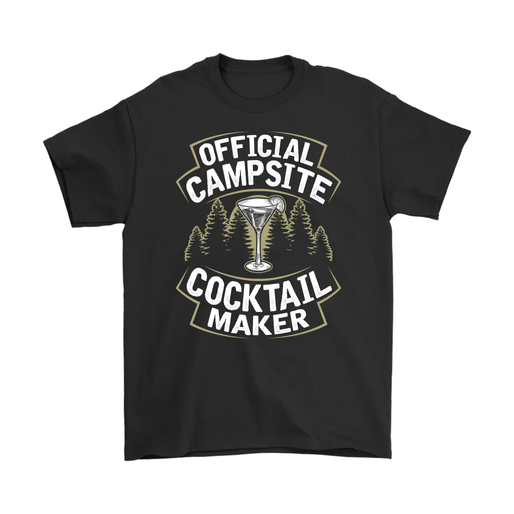 "Official Campsite Cocktail Maker" Shirts and Hoodies