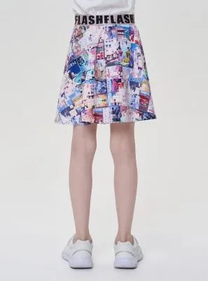 "Voyage" Skater Skirt