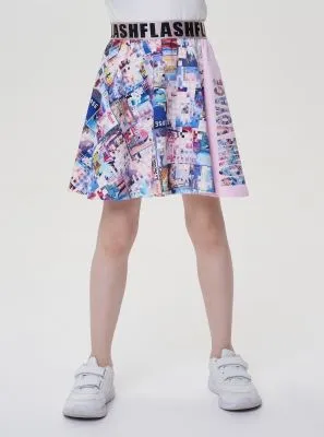 "Voyage" Skater Skirt