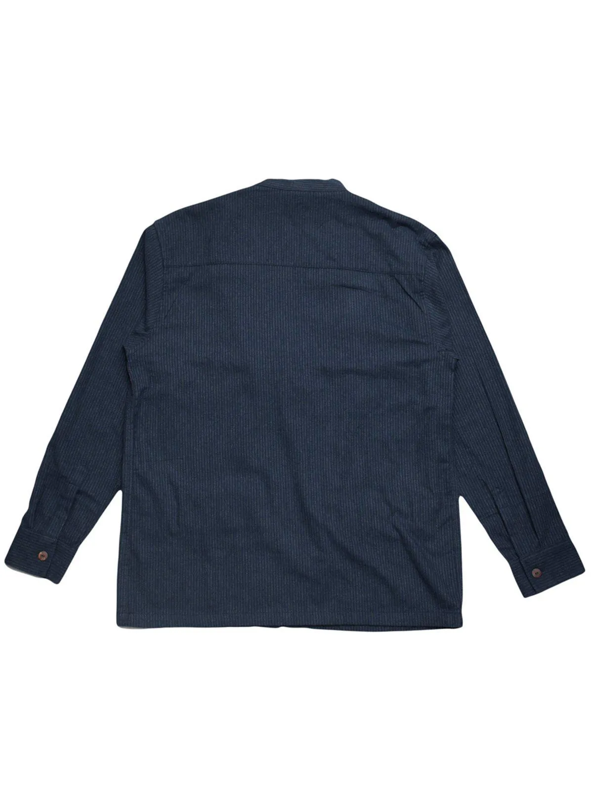 Qutn Throw On IV Navy Stripe Flannel