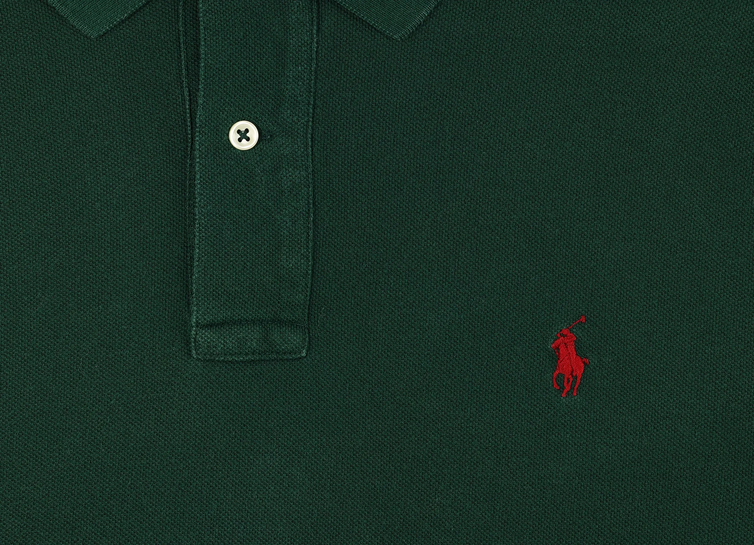 Ralph Lauren Long Sleeve Polo Shirt - Green - XL
