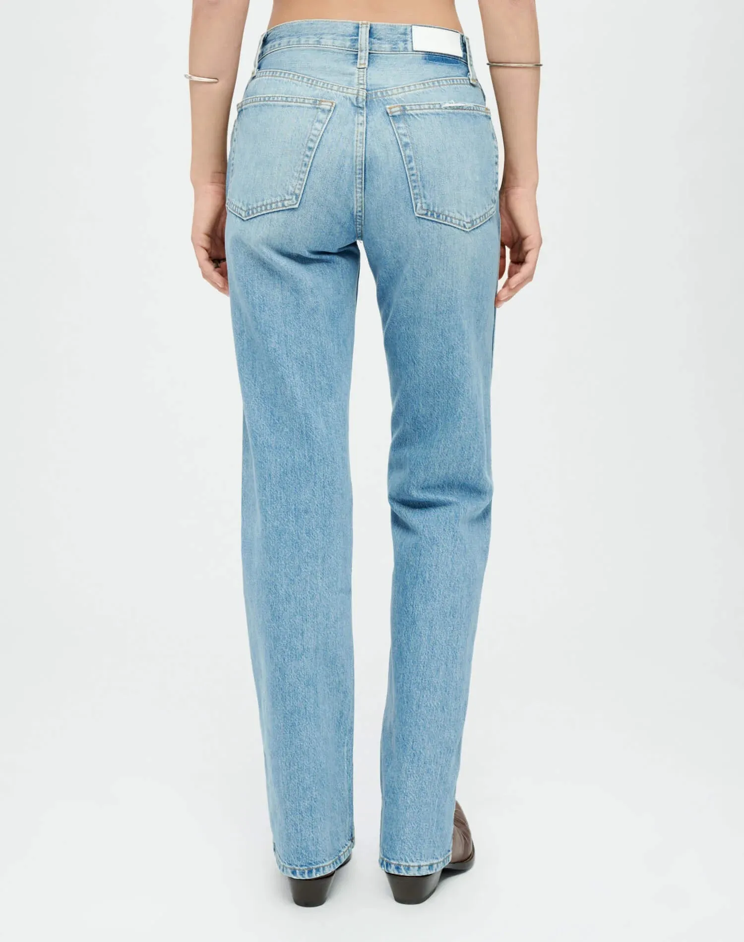 RE/ DONE 90S HIGH RISE LOOSE WORN BLUE