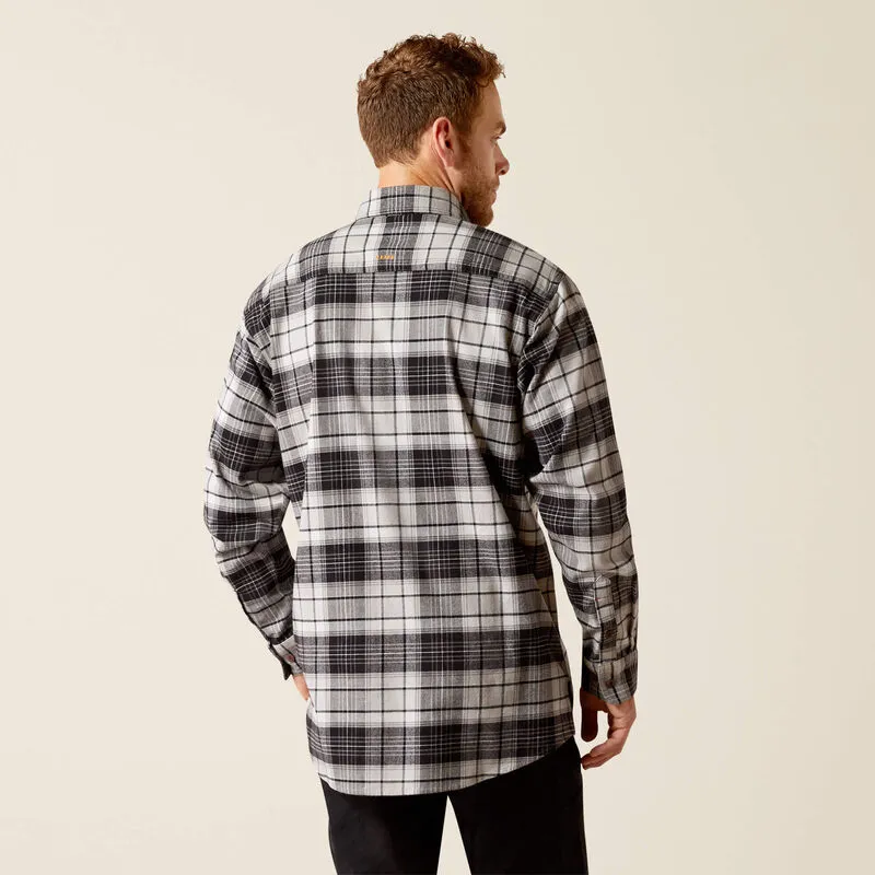 Rebar Flannel DuraStretch Work Shirt - Charcoal Grey - 10051973