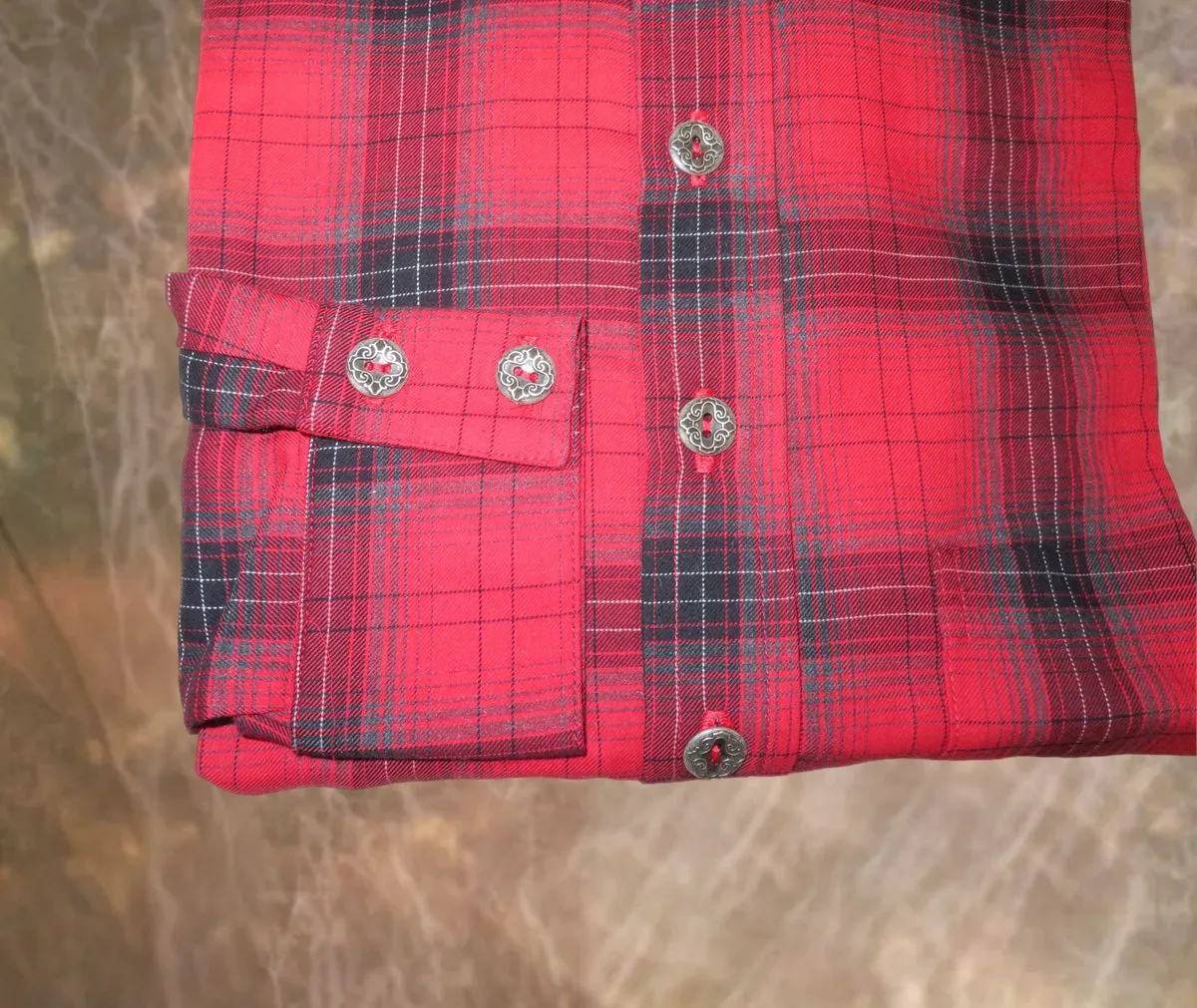Red and Black Woodsman Men's Dakota Shirt