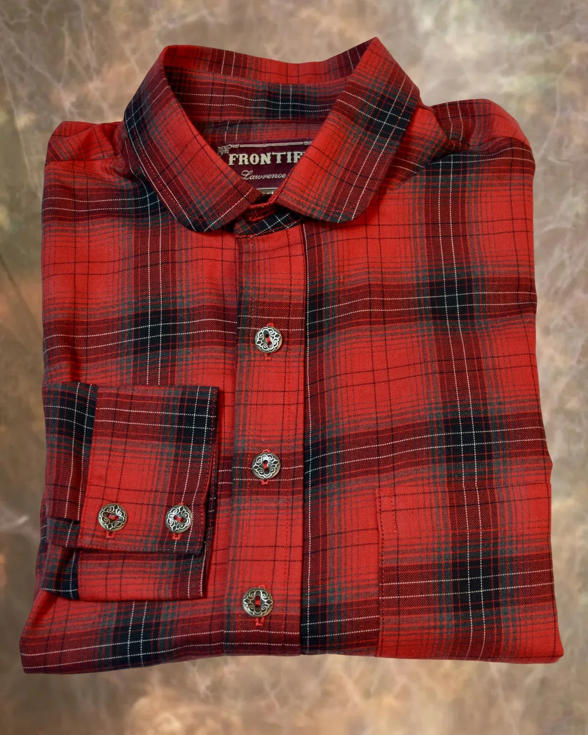 Red and Black Woodsman Men's Dakota Shirt