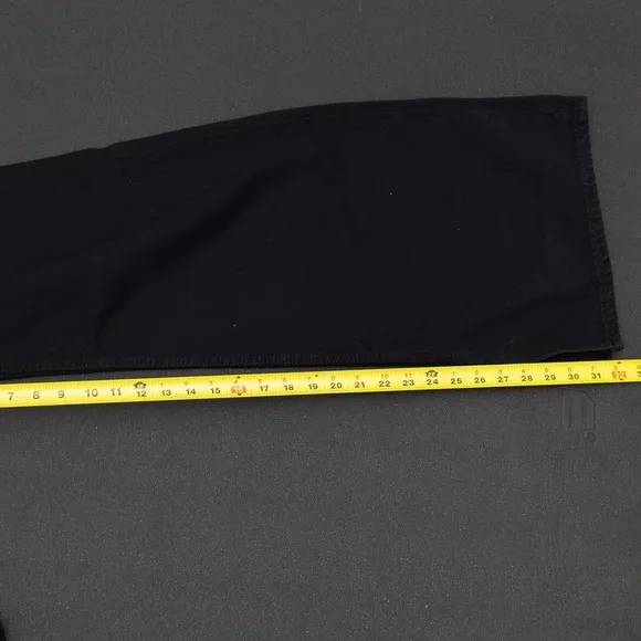 RE/DONE Womens Jeans Size 24 Black Wide Leg Slit Ankle Low Rider Loose NWOT
